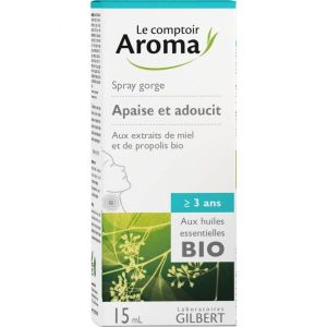 Le Comptoir Aroma Spray gorge, collutoire - 15 ml