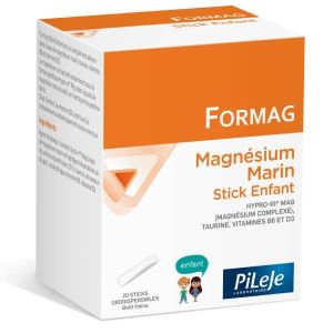 Pilège Formag Magnésium Marin - Stick Enfant 20 sticks orodispersibles - enfant