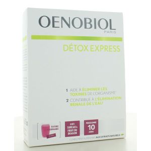 Oenobiol Detox Express Sureau Fruit Du Dragon Poudre Stick 10