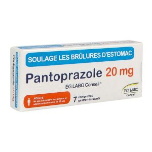 Pantoprazole Eg Labo 20 Mg Comprime Gastro-Resistant B/7