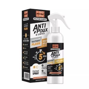 CINQ SUR CINQ POUX SPR FLASH 5MIN 150ML