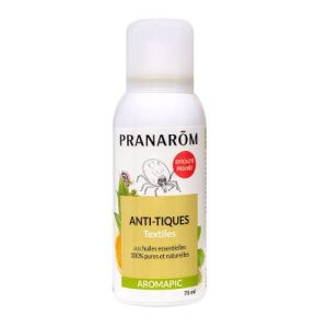 Pranarom Spray anti-tiques - Textiles et vêtements  - 75 ml