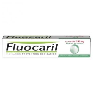 FLUOCARIL BI FLUORE 250 mg MENTHE gel dentifrice 1 tube(s) alumino-plastique de 75 ml