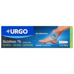 DICLOFENAC URGO 1 % gel 1 tube(s) aluminium de 50 g