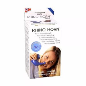 Rhino Horn Verseuse En Plastique Bleue/Deboucher Les Voies Nasales Entonnoir 1