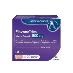 FLAVONOIDES MYLAN CONSEIL 500 mg comprime pellicule B/120