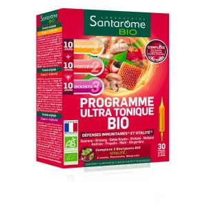 Santarome Programme Immuno Tonique Bio Sol Buv Sachet-Ampoule 10 Ml 30