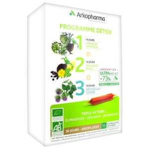 Arkofluides Programme Detox Bio Liquide Amp 10 Ml 30