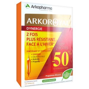 Arkopharma Arko Royal Dynergie Lot de 2 x 20 Ampoules