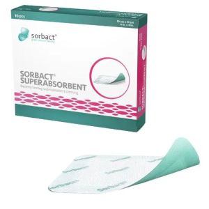 SORBACT SUPERABSORBENT PANSEMENT 20*20 CM 10