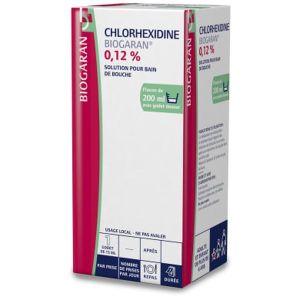 Chlorhexidine Biogaran 0,12% Solution Pour Bain De Bouche 200 Ml En Flacon