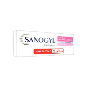 Sanogyl Rose Dentifrice Fluore Soin Des Gencives Pate Dent Tube 75 Ml Promo 2