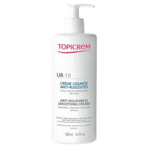 Topicrem Ur-10 Creme Corps Lissante Anti Rugosites Peaux Tres Seches 500Ml