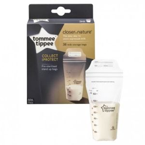 Tommee Tippee Closer to Nature 36 Sachets de Conservation du Lait Maternel