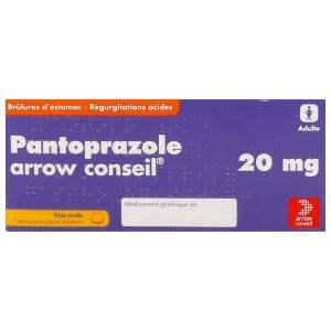 Pantoprazole Arrow Conseil 20 Mg Comprime Gastro-Resistant B/7