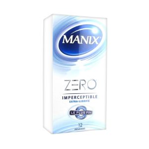 MANIX ZERO EXTRA LUBRIFIE BOITE DE 12