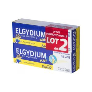 Elgydium Protection Caries Kids Banane Gel Dent Tube 50 Ml Promo 2