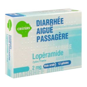 LOPERAMIDE ZYDUS FRANCE 2 mg gélule B/12