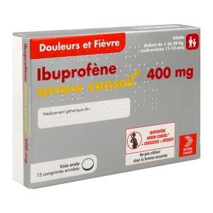 Ibuprofene Arrow Conseil 400 Mg Comprime Enrobe B/15