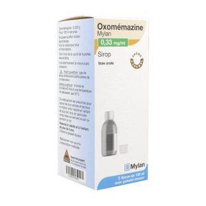 Oxomemazine Mylan 0,33 Mg/Ml Sirop 150 Ml En Flacon Avec Gobelet Doseur