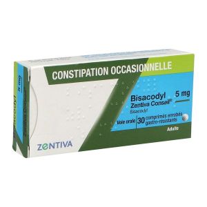 Bisacodyl Zentiva Conseil 5 Mg Comprime Gastro-Resistant B/30