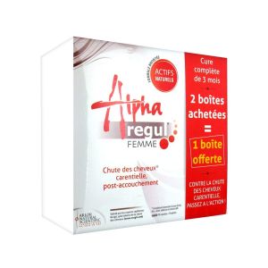 Alpharegul Femme Cheveux Capsules+Gelules Comprime Promo 3