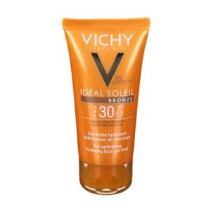 Vichy Ideal Soleil Gel Fluide Hydratant Visage Bronze Ip30 Peaux Sensibles Tube 50 Ml 1