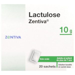 Lactulose Zentiva 10 G Solution Buvable 15 Ml En Sachet-Dose B/20