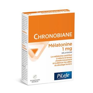 Pilège Chronobiane Mélatonine 1 mg 30 comprimés sécables