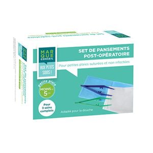 Marque Conseil Set De 3 Pansements Post-Operatoires Moyennes Plaies >5Cm Et <10Cm 1