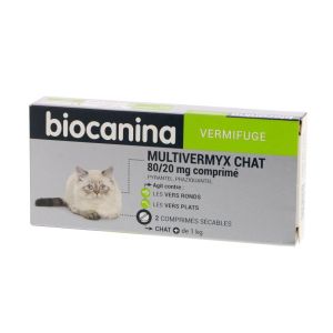 Multivermyx Chat 80/20Mg Cpr 2