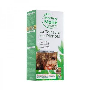 Martine Mahe - Teinture aux Plantes 3 applications 125 ml N°9 Blond Doré