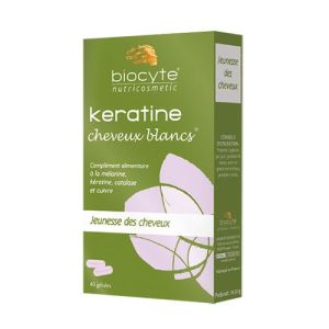 Biocyte Keratine Cheveux Blancs Gelule 40