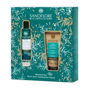 Sanoflore Crème Magnifica Soin Hydratant Anti-Imperfections Bio Éco-Tube 50 ml + Aqua Magnifica Bio 50 ml Offerte