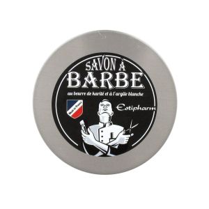 Estipharm Savon à Barbe au Beurre de Karité et à l'Argile Blanche 100 g