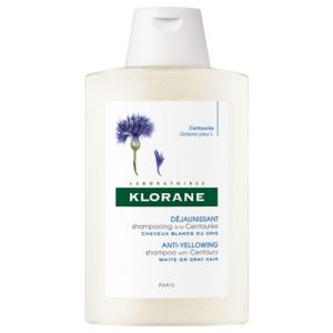 Klorane Shampooing A La Centauree Cheveux Blancs Ou Gris 400Ml