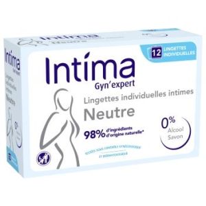 INTIMA LINGETTES NEUTRE X12