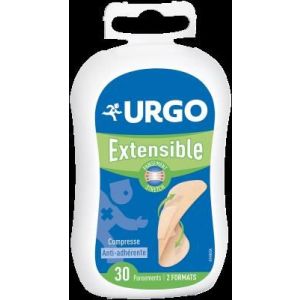 Urgo Pansements Extensibles - 6Pans 3,4*7,2Cm Et 24 Pans 2*7,2Cm Et 20 Pans 2*4Cm 60