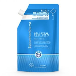 Bepanthen Dermatologique Gel Lavant Corps Eco Recharge Flacon 400 Ml 1