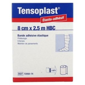 Tensoplast Hbc Bande Adhesive Elastique 8*2,5 Cm*M 1