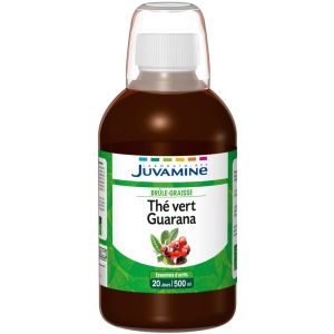 Juvamine Essentiels D'Actifs The Vert Guarana Liquide Bouteille 500 Ml 1