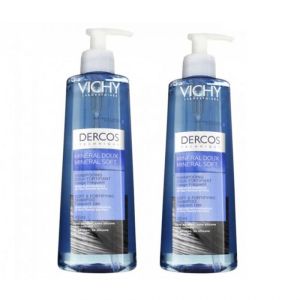 Vichy Dercos Shampooing Doux Fortifiant Mineral 2X400Ml