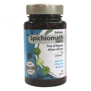 Biotechnie - Spichlomath 360 (complexe spiruline-klamath-chorella) - 60 gélules