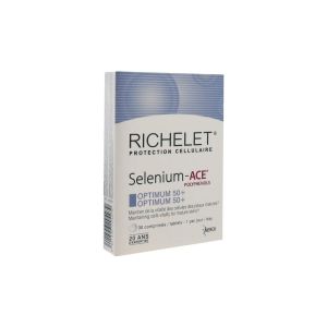 Richelet Protection Cellulaire Selenium-Ace Optimum 50+ 30 Comprimés