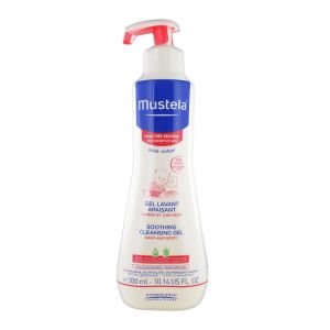 Mustela Gel Lavant Apaisant Corps Et Cheveux Peaux Tres Sensibles 300Ml