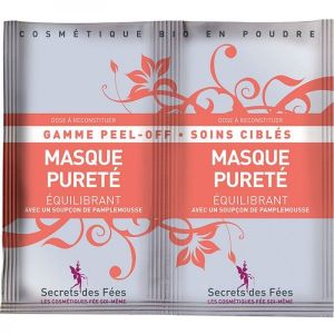 Secrets des fées - Masque pureté équilibrant BIO - sachet 2 doses de 8 g