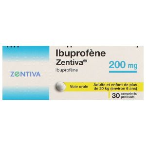 Ibuprofene Zentiva 200 Mg Comprimes Pellicules B/30