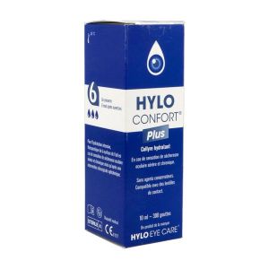 HYLO CONFORT PLUS Solution à usage ophtalmique hydratante pour instillation oculaire, fl 10 ml