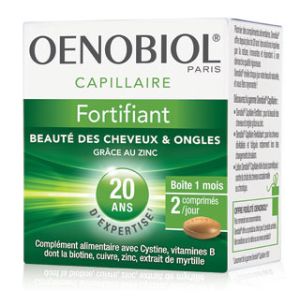 Oenobiol Fortifiant / Sublimateur Beauté des Cheveux & Ongles 60 Comprimés