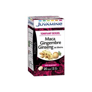 Juvamine Phyto Maca Ginseng Gingembre 40 Comprimés